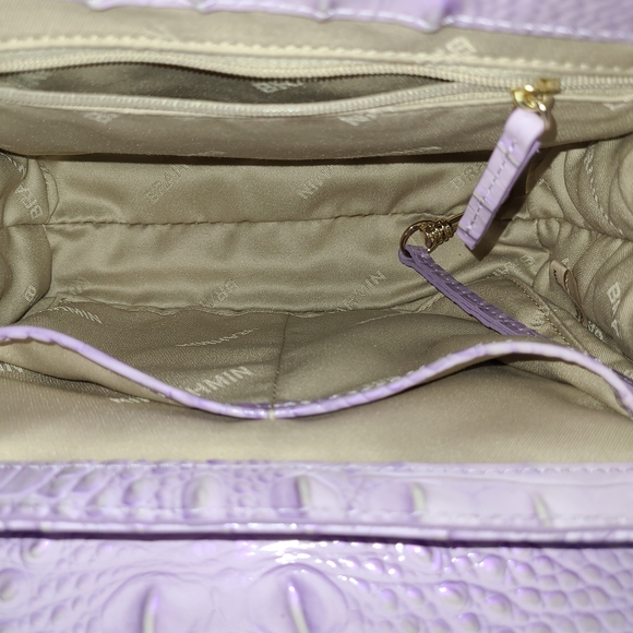NWT Brahmin Small Hallie Gentle Lavender Melbourne With Matching Coin Purse - Picture 16 of 16